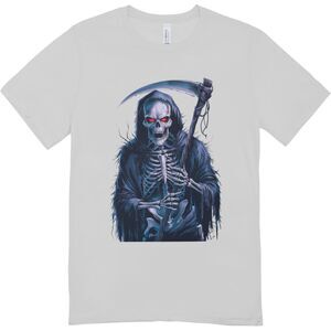 New creepy skeleton reaper halloween t-shirt | Hanes Softstyle Unisex Large